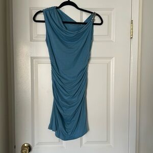 Reformation blue mini dress